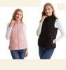 Women's Winter Smart Heated Vest, 11-Zone Heated Vest, USB-Powered Solid-Color Hooded Jacket, Casual, Sports, and Outdoor Warmth