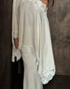 Satin Lace Patchwork Cape Shawl Skirt Set Women Elegant High Waist Fishtail Maxi Skirt Suit Lady Spring Fall Party Outfits