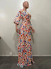 Long Dress Women Dresses A Line Vestidos Y2k Streetwear V Neck Full Sleeve Print Dot Elegant Party Night Work High Waist