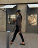 Women Leather Bomber Jackets Coats With Belt Notched Shoulder Pads Motorcycle Street Chic Short Outwear Solid Lace Up