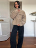 Casual Suede Jackets Women Loose High Neck Long Sleeves Pocket Zipper Coats Female Autumn Winter Chic Solid Outwear