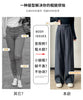 Wool Autumn Slim High Waist Straight Women's Pants Casual Solid Color Loose Chic Female Wide Leg Pants Office Ladies