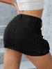 Streetwear Solid Color Cowboy Tight Skirts Women Pocket Design Sense Package Hip Slim Denim Mini Skirt Female Spring