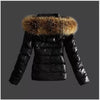 Winter Jackets Women Basic Coats Faux PU Leather Winter Jackets Women Artificial Fur Collar Coat Female Outerwear