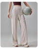 Women's Pants With Pockets High Waist Stretch Loose Sweatpants Nake-Feeling Sports Leisure Yoga Workout Pants