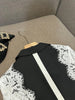 High Street Designer Jacket Women's Stylish Color Block Lace Patchwork Blazer