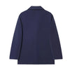 Women's Blazer Office Lady Long Sleeve Double-breasted Mid-length Casual Suit Coat Elegant Simple Stylish Outerwear