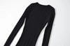 Sexy O Neck Ribbed Knitting Fishtail Sweater Dress Women Full Sleeve Stretch Basic Bodycon Maxi Long Mermaid Robe Vestido
