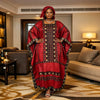Plus Size African Clothes for Women African Dashiki Ankara Embroidery Robe Bazin Design Wedding Party Dresses