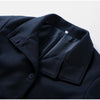 Black Stand Collar Woolen Coats Women's High Street Buttons Full Sleeve Short Overcoats Autumn Female Solid Outwear