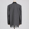 Chic Solid Spliced Lace Edge Blazers for Women Notched Collar Long Sleeve Temperament Designer Coats Female Clothes Style