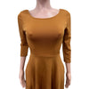 Women Twist Length Sleeve O-neck Big Swing Retro Dress Autumn Vintage Vestidos Even Party Cocktail Dresses