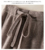 Thick Warm Knitted Casual Chic Basic Soft Elastic High Waist Women's Pants Korean Straight Ankle-Length Pants For Women