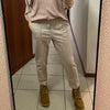 Thicken Women Pencil Pants Autumn Winter Trousers OL Style Female Work Suit Pants Loose Female Trousers Capris 6648