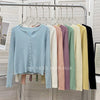 V-Neck Temperament Small Fragrant Wind Women Loose Sweater Sweater All Sweater Coat Special Offer Cardigan