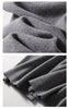 100% Merino Wool High Waist Knitted Pants Female Korean Wide Leg Pants Autumn and Winter Wool Pants Solid Color Casual Pants