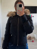 Faux Fur Hooded Cotton Jacket For Women Elegant Long Sleeve Zipper Coat Female Autumn Winter Warm Thicken Outerwear