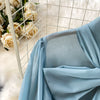 Retro Elegant V-neck ruffle lace-up pleated long sleeve A-line Casual High Waist Dress Women Autumn Dress