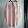 Imitation Mink Velvet Cardigan Sweater Women's Autumn Winter Korean Loose Elegant Knitted Jacket Female Tops
