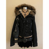 Spring Retro Faux Fur Coats Women 2000s American Vintage Jackets Harajuku Gotihc Punk Clothing Jean Parkas Female Outwear