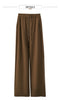 Minimalism Casual Pants for Women Autumn Wide Leg Loose Vertical Elastic Waist Drawstring Sporty Trousers 12343338