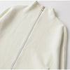 Casual Knitted Women's Coat Stand Collar Zippers Loose Full Sleeve Lady Sweater Autumn Winter Female High Street Coats