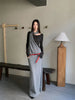 Wasteland Designer Long Dresses Women Winter Autumn Long Sleeve Maxi Dress Grey Khaki Knitted Dress Fall Clothes