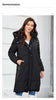 Women Winter Coat Long Thick Parkas Zip Up Warm Female Outwear Slant Pocket Drawstring Hem Women's Jackets 1107
