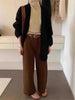 Lazy Wind Long Cashmere Sweater Women's Knitted Cardigan Sweater Coat