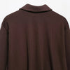 Women Long Sleeve Autumn Outwear Lapel Zipper Pleated Loose Brown Jacket Female Graduation Season Coats