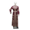 Ramdan Eid Print Jalabiya Muslim Women Zipper Long Dress Robe Dubai Abaya Outfits Kaftan Ethnic Islam Clothing Caftan Dresses