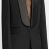 Blazer Women's Shawl Collar Solid Color Long Sleeves Single Button Suit Jackets Tide 7AB8499