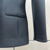 Women's jacket autumn single breasted slim long sleeved top Shoulder sleeves V-neck women's suit jacket Women's coat