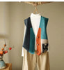 Spring and Autumn loose design vest, vest, women's outerwear, camisole, retro knit vest, cardigan, woolen sweater