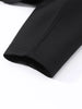 Stand Collar Side Placket Suit Jacket Women Elegant Long Sleeve Button Pocket Loose Coats Spring Chic Office Lady Outerwears