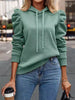 Autumn Gothic Style Casual Long-Sleeved Hooded Short Sweater Jacket Women Zipper Sports Hoodies Y2K Sweatshirt