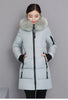 Parkas Women Winter Jacket Coat Hooded Fur Collar Outwear Female Parka Thick Cotton Padded Female Overcoat