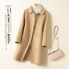 100% Wool Coat for women's Coats & Jackets winter clothes Double faced velvet winter coat elegant size S M -XL