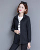 Middle Aged Mother Spring Autumn Loose Women's Short Jacket Elegant Large Size Female Short Outerwear With Lined 4XL