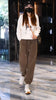 Winter Thickened and Padded Corduroy Pants Women Women's Loose Bunched Feet Harlan Pants Sweatpants Women