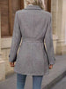 Autumn/Winter Women's Casual Coat Flattering Loose-Fit Notched Lapel Single-Row Multi-Button Mid-Length Wool Blazer