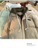 Winter Cotton-padded Jacket Women, Two-piece Hooded Down Cotton Jacket Female Casual Warm Cotton-padded Clothing Parker Coat