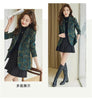 Women Leopard Printed Woolen Blazer Long Sleeve Single Breasted Autumn Winter Jacket Streetwear Ladies Blazer Female Outerwear