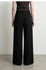 Wide Pants Woman Autumn Pleated Breathable Casual Trousers Loose Versatile Middle-aged Women's Clothing 12623019