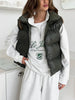 Casual Letter Embroidered Sweatshirt Sports Pants Suit Spring and Autumn Women Half Zipper Jacket Wide Leg Pants 2Pcs