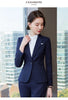 Novelty Wine Red Formal Women Business Suits with Skirt and Jackets Coat Ladies Office Professional Blazers Spring OL Styles