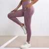 Women Fitness Lenggings With Side Pockets Female Full Length Leggings Running Pants Comfortable High Waist Yoga Pants