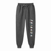 Womens Casual Loose Long Pants Outdoor Friends Letter Printed Trousers Spring Autumn Winter Fleece Sports Sweatpants
