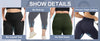 Capri Plus Size Leggings for Women with Pockets-Stretchy Tummy Control High Waist Workout Black Yoga Pants