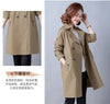 Spring Autumn Comfortable Women's Trench Coat Mid Length Version Temperament Female Windbreaker Outerwear